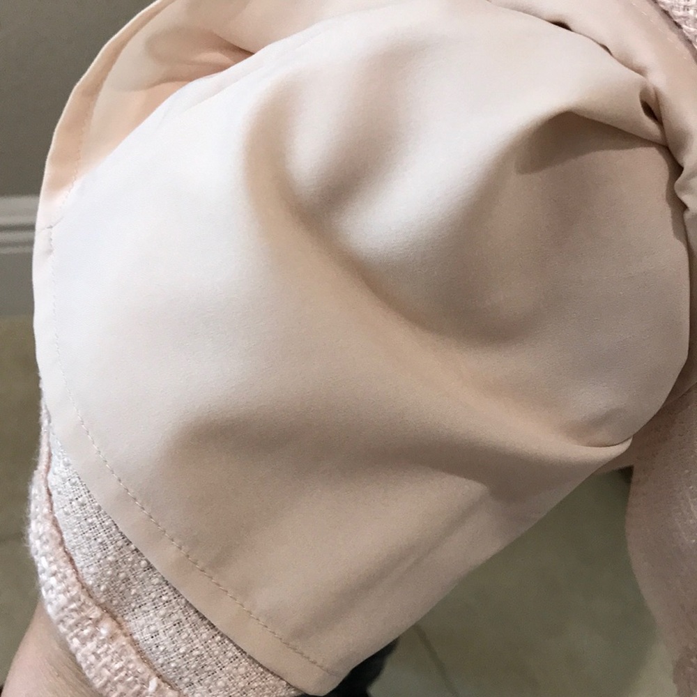 NWT TKNY botanical gardens blush size 8 dress - Picture 6 of 6